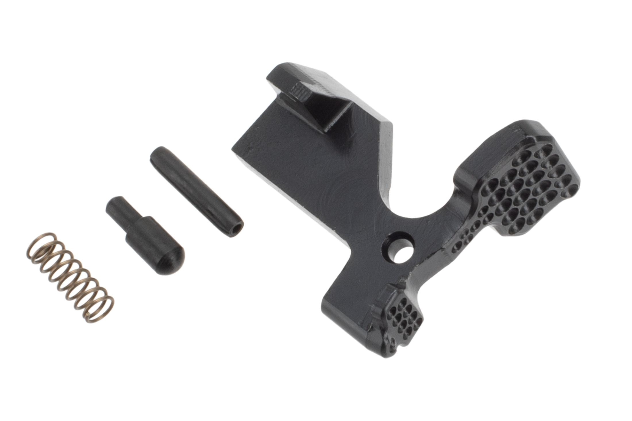 Forward Controls Design AR-15 Augmented Bolt Catch v4 - Dimpled - Rearward Biased